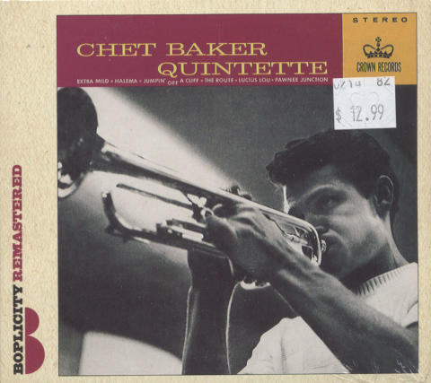 Chet Baker Quintette CD
