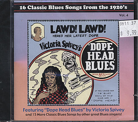 16 Classic Blues Songs from the 1920's Vol. 4 CD