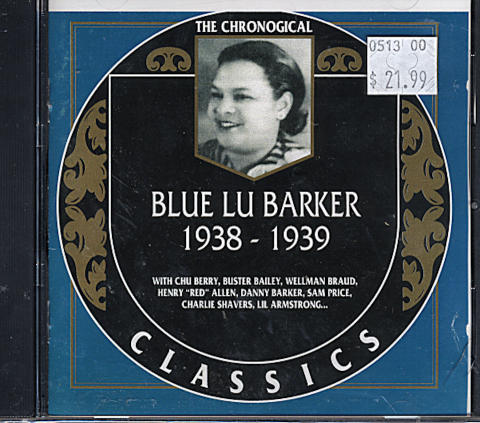 Blue Lu Baker CD