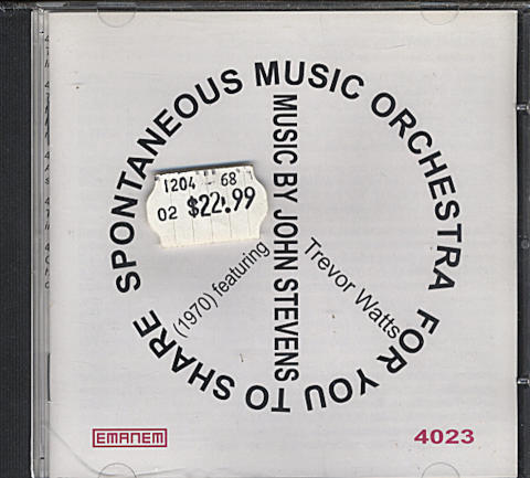 Spontaneous Music Orchestra CD