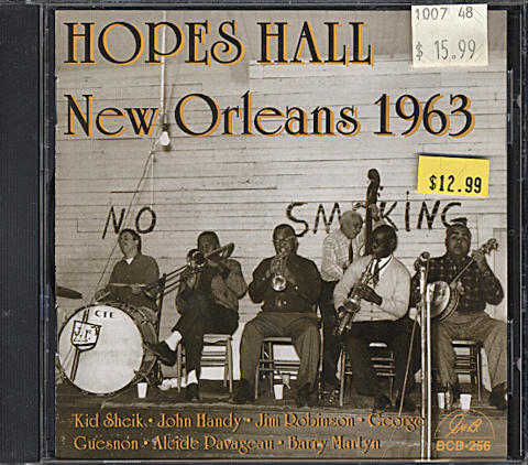 Hopes Hall New Orleans 1963 CD