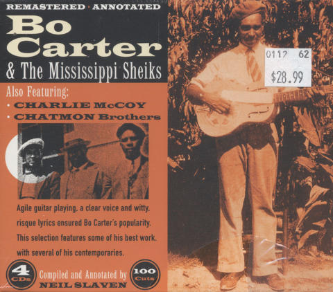 Bo Carter & The Mississippi Sheiks CD