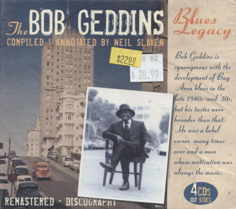 Bob Geddins CD