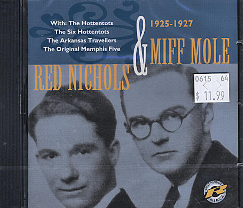 Red Nichols & Miff Mole : 1925-1927 CD