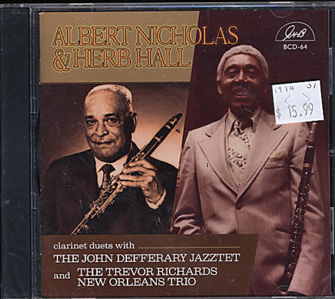 Albert Nicholas & Herb Hall CD