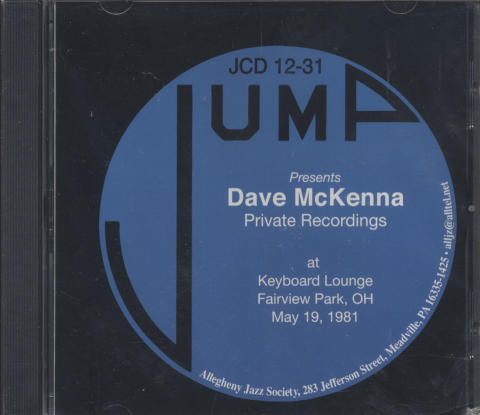 Dave McKenna CD