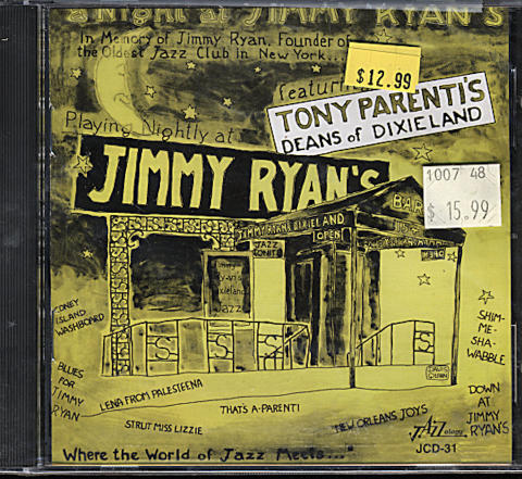 Tony Parenti's Dean Of Dixieland CD