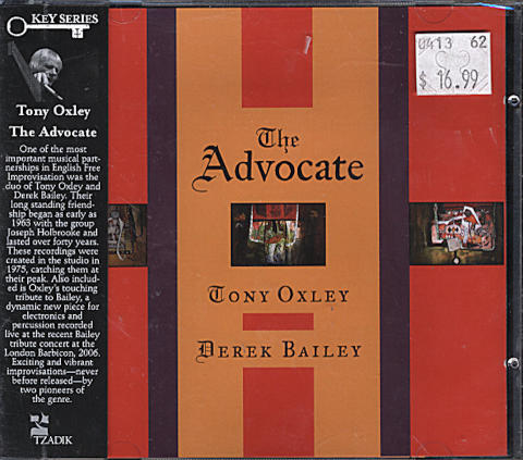 Tony Oxley CD