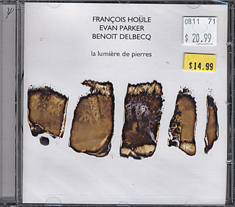 Francois Houle / Evan Parker / Benoit Delbecq CD