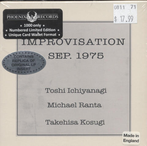 Toshi Ichiyanagi CD