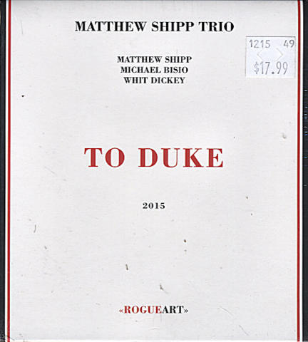 Matthew Shipp Trio CD