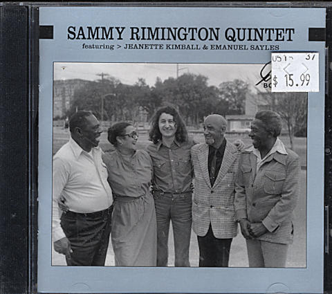 Sammy Rimington Quintet CD