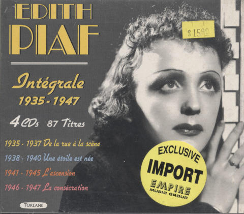 Edith Plaf CD