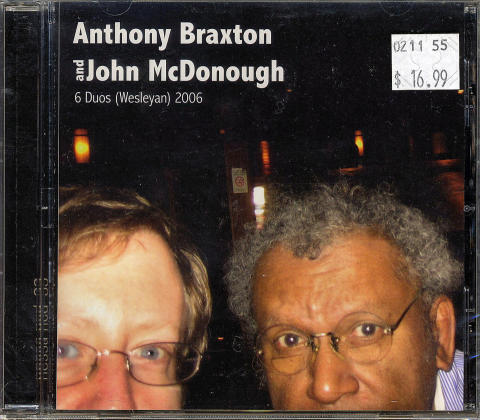 Anthony Braxton & John McDonough CD