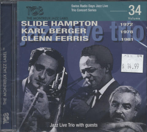 Slide Hampton / Karl Berger / Glenn Ferris CD