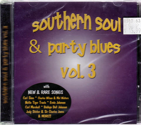 Southern Soul & Party Blues Vol. 3 CD