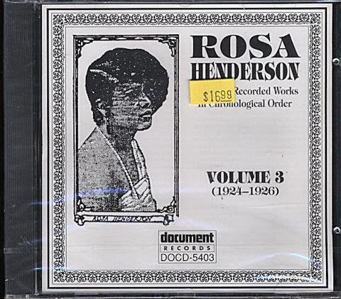 Rosa Henderson CD
