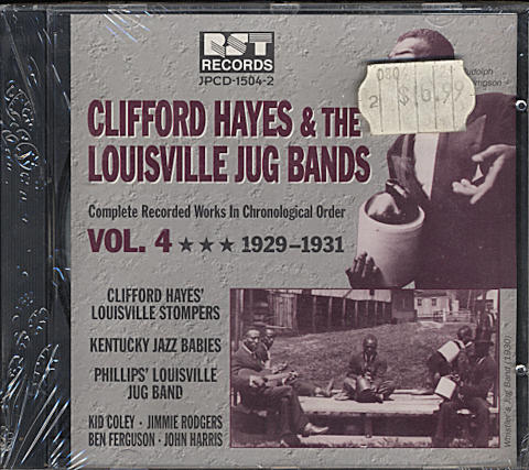 Clifford Hayes & The Louisville Jug Bands CD