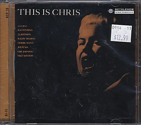 CHRIS CONNOR / THIS IS CHRIS (BCP20) - レコード