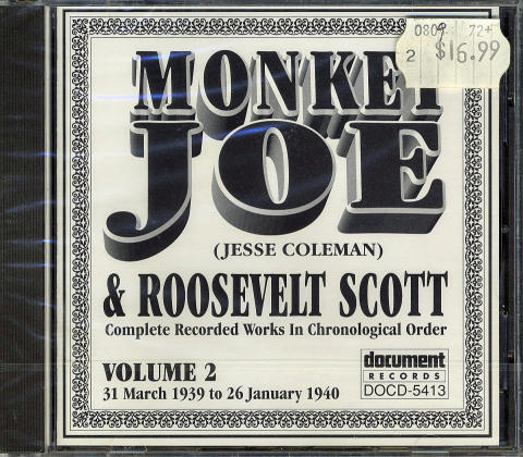 Monkey Joe & Roosevelt Scott CD