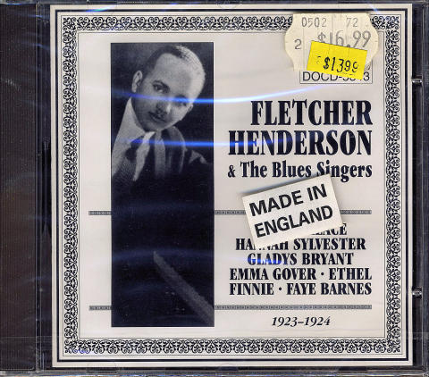 Fletcher Henderson & The Blues Singers CD
