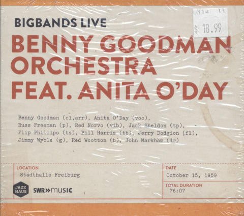 Benny Goodman Orchestra CD