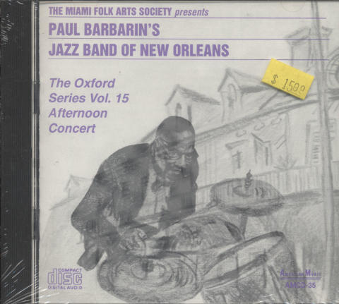 Paul Barbarin's Jazz Band Of New Orleans CD
