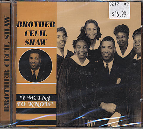 Brother Cecil Shaw CD