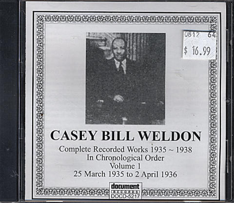 Casey Bill Weldon CD