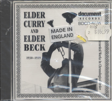 Elder Curry and Elder Beck CD