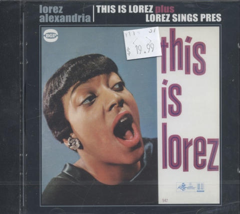 Lorez Alexandria CD