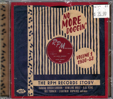 No More Doggin': Vol. 1 (1950-1953) CD