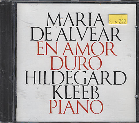 Maria De Alvear CD