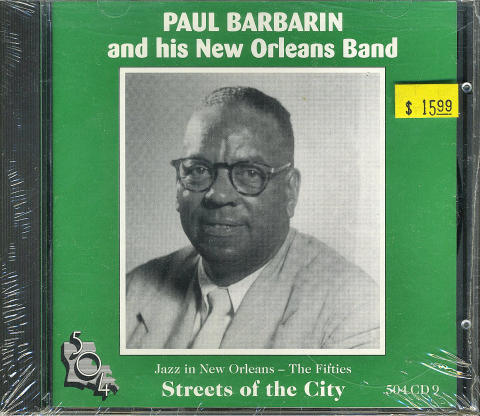 Paul Barbarin and His New Orleans Band CD