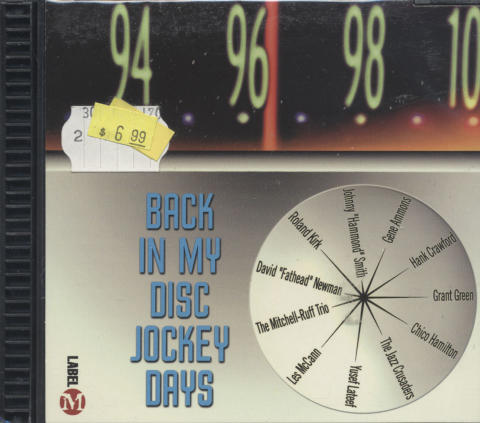 Back in My Disc Jockey Days CD