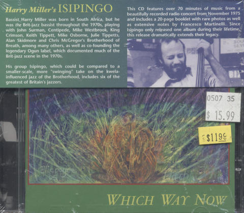 Harry Miller's Isipingo CD