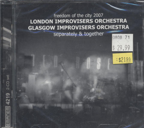 London & Glasgow Improvisers Orchestra's CD