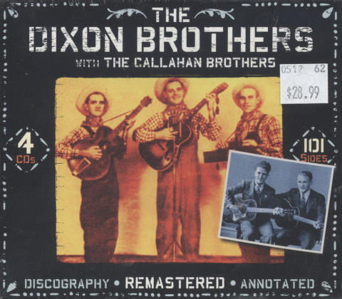 The Dixon Brothers / The Callahan Brothers CD