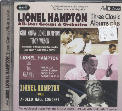 Lionel Hampton All-Star Groups & Orchestra CD