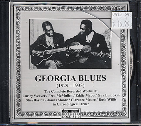 Georgia Blues CD