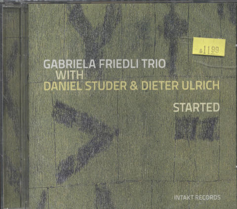 Gabriela Friedli Trio CD