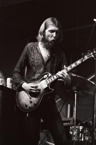 Duane Allman Vintage Concert Fine Art Print From Central Park, Jul 21 