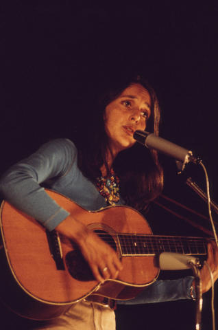 Joan Baez Vintage Concert Photo Fine Art Print at Wolfgang's