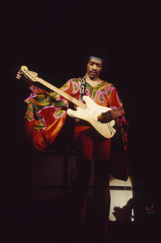Jimi Hendrix Vintage Concert Photo Fine Art Print at Wolfgang's