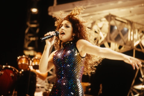 Gloria Estefan Vintage Concert Photo Fine Art Print at Wolfgang's