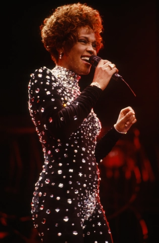Whitney Houston Vintage Concert Photo Fine Art Print from Garfield Jr ...