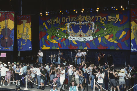 New Orleans by the Bay Music Festival Fine Art Print