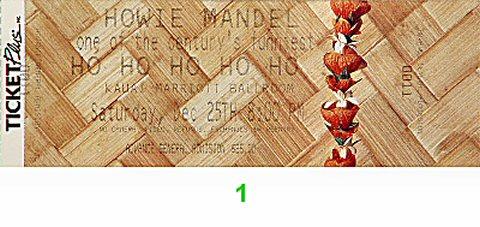 Howie Mandel Vintage Ticket