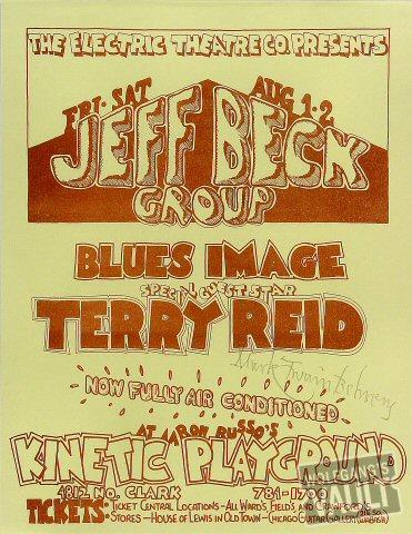 Jeff Beck Group Handbill