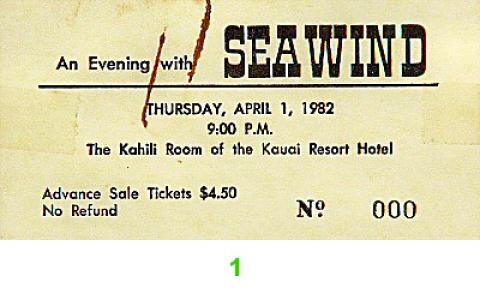 Seawind Vintage Ticket
